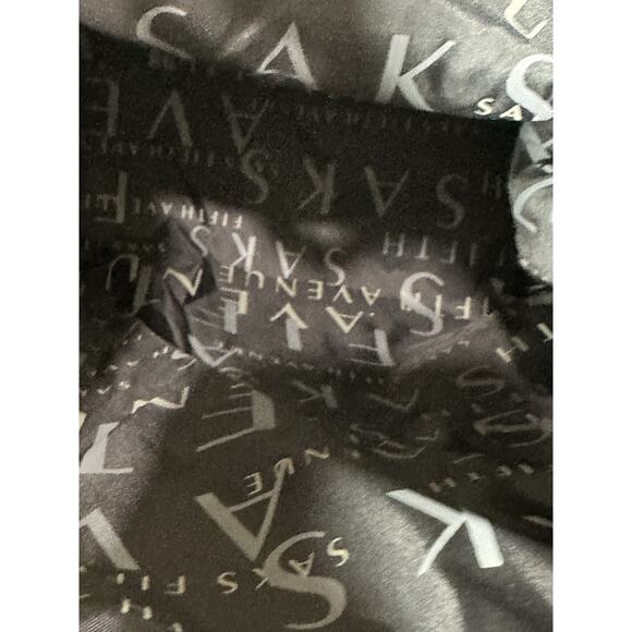 Saks Fifth Avenue Vegan Leather Backpack Tote Handbag Brown & Tan Plaid Unisex - Picture 9 of 9